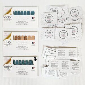 COLOR STREET Nail Polish Strips & Pad Lot All WILD UP MERMAID BRIGADE SPACE CASE